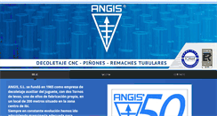 Desktop Screenshot of angis.es